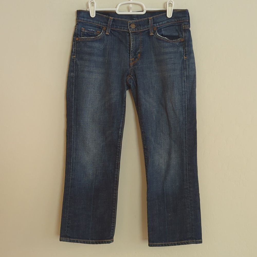 Citizens of Humanity Kelly Stretch Low Waist Cropped #063 Denim Jeans - 27